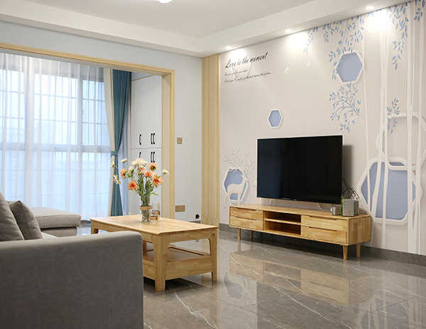 東鼎紫園132平方三室兩廳北歐風格裝修